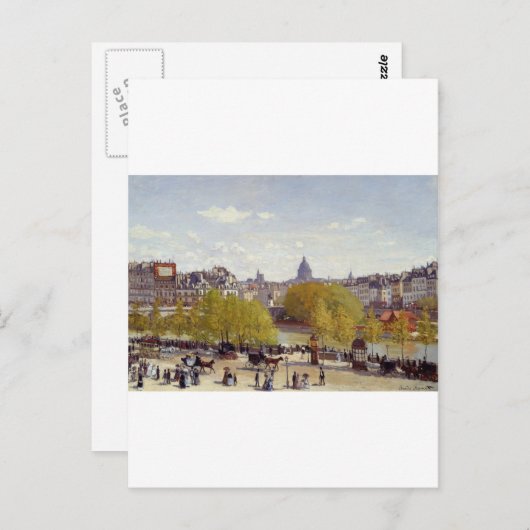 Quai du Louvre (1867) Briefkaart (Voorkant / Achterkant)