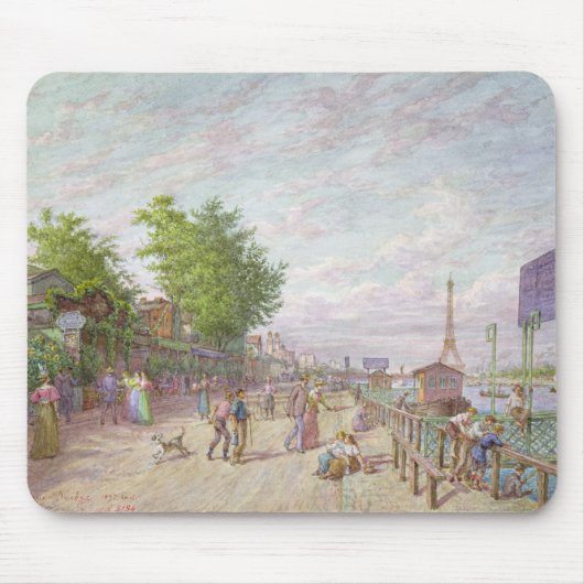 Quai du Point du Jour, Boulogne Billancourt, 1897 Muismat (Voorkant)