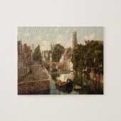 Quai Vert, Brugge België Legpuzzel (Horizontaal)