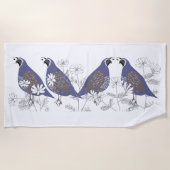 Quail Beach Towel Strandlaken (Voorkant)