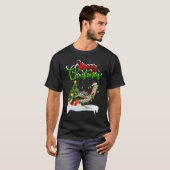 Quail Bird Xmas Decorations Santa Quail Christma T-shirt (Voorkant volledig)