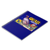 Quail Brand Contra Costa Bartletts Notitieboek (Linkerzijde)
