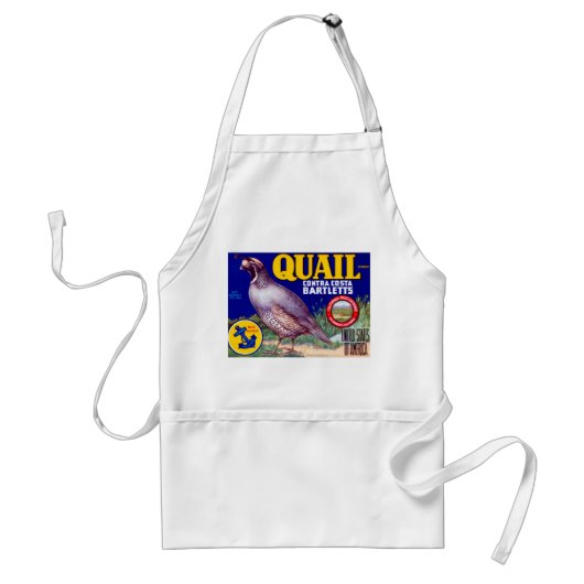Quail Brand Contra Costa Bartletts Standaard Schort (Voorkant)