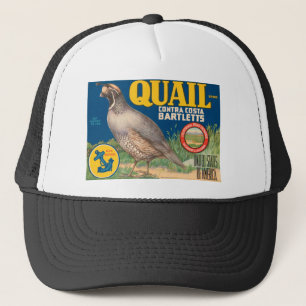 Quail Brand Contra Costa Bartletts Trucker Pet