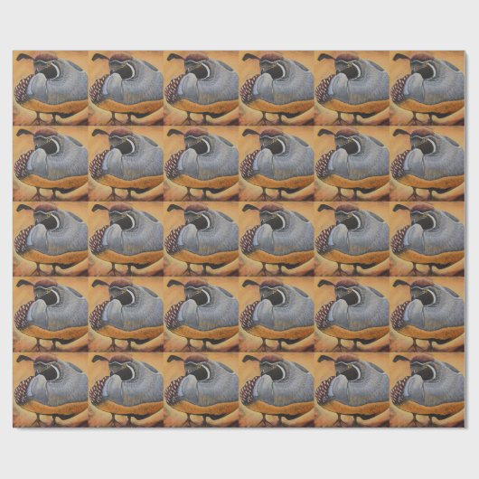 Quail Cadeaupapier (Vlak)