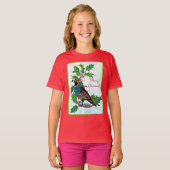 Quail Christmas T-shirt (Voorkant volledig)