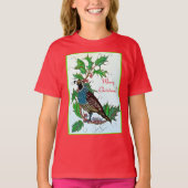 Quail Christmas T-shirt (Voorkant)