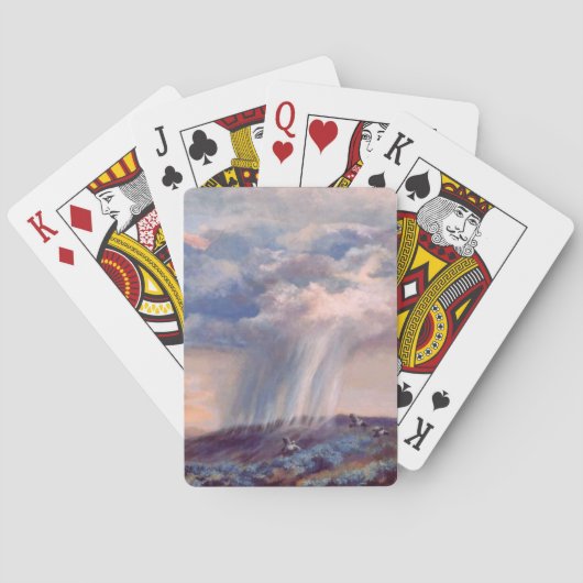 Quail Classic ontworpen tapekaarten voor onweer Pokerkaarten (Achterkant)