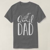 Quail Dad Quail Bird Lover Quail Dad Ornithologi T-shirt (Design voorkant)