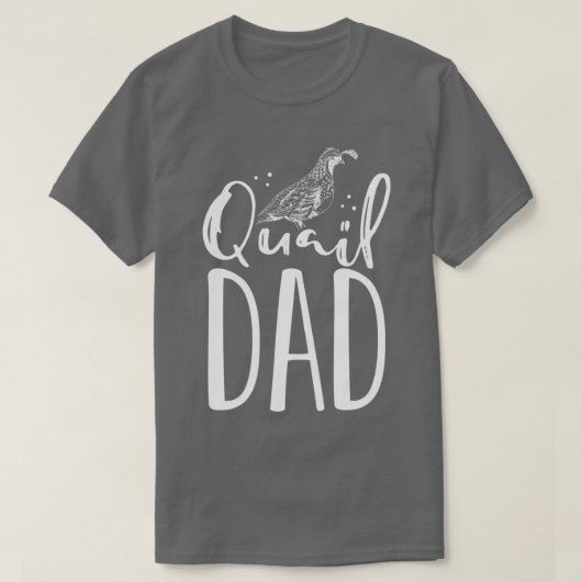 Quail Dad Quail Bird Lover Quail Dad Ornithologi T-shirt (Design voorkant)
