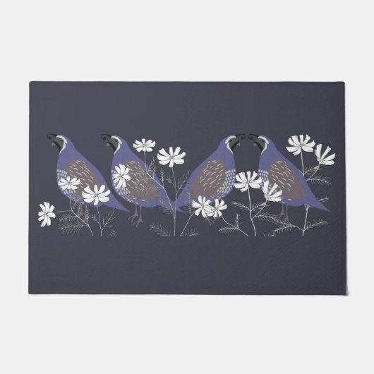 Quail Doormat Deurmat (Voorkant)