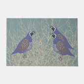 Quail Doormat Deurmat (Voorkant)