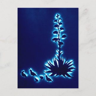 Quail en Agave Briefkaart