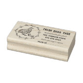 Quail Family Boerderij Name Egg Carton Rubber Stam Rubberstempel (Stempel)