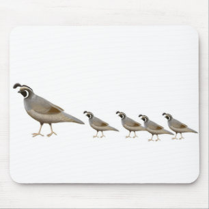 Quail Family Mousepad Muismat