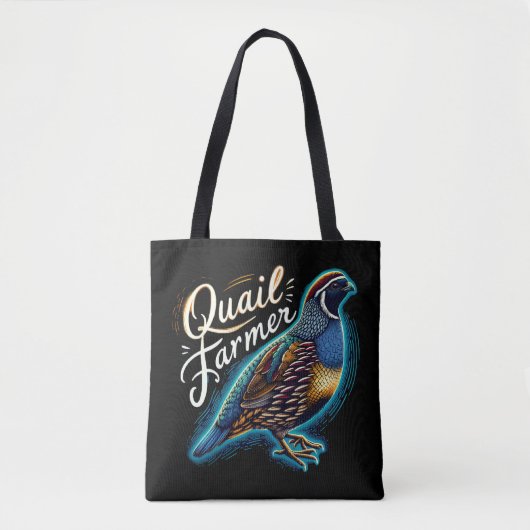 Quail Farmer Tote Bag (Voorkant)