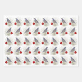 Quail Holiday Wrapping Paper Sheets (Voorkant 2)