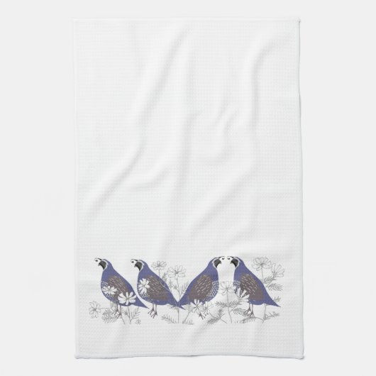 Quail Kitchen Towel Theedoek (Verticaal)