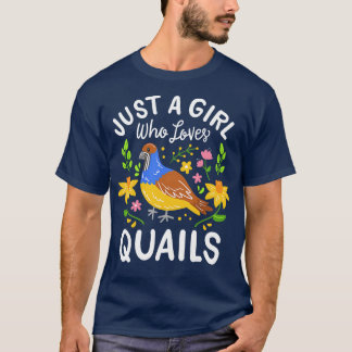 Quail Lover Quail Eigenaar T-shirt
