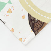 Quail Lovers Print Fleece Deken (Hoek)