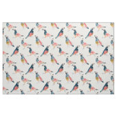 QUAIL O'CLOCK California Quails Cream Stof (Fat Quarter)
