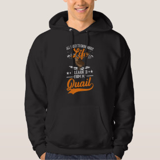 Quail Quail Breeder Quail Farmer Hoodie