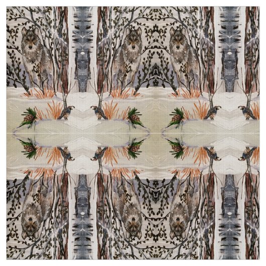 Quail Wolf Fabric Stof (Swatch)