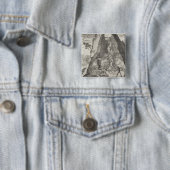 Quaint Afbeelding van de ketels in mijnen van Vierkante Button 5,1 Cm (In situ)