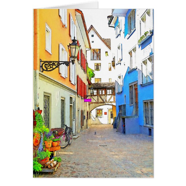 Quaint Austrian Street (Voorkant)