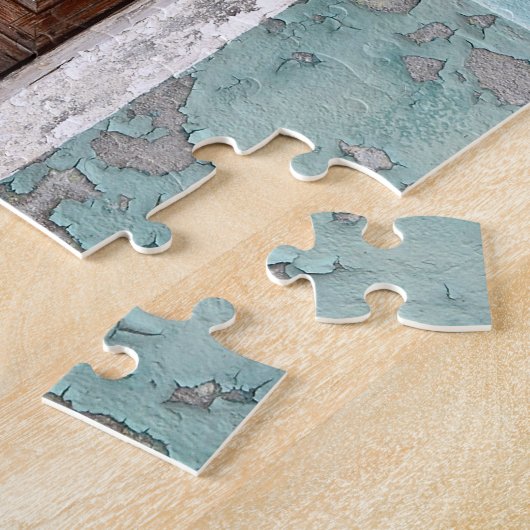 Quaint Blue-deur Legpuzzel (Zijkant)