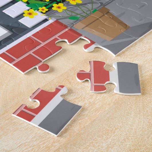 Quaint Bookstore Puzzle Legpuzzel (Zijkant)