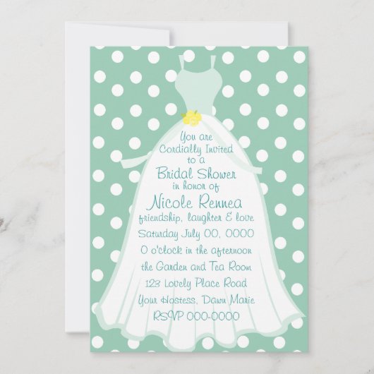 Quaint Bridal Dress Kaart (Voorkant)