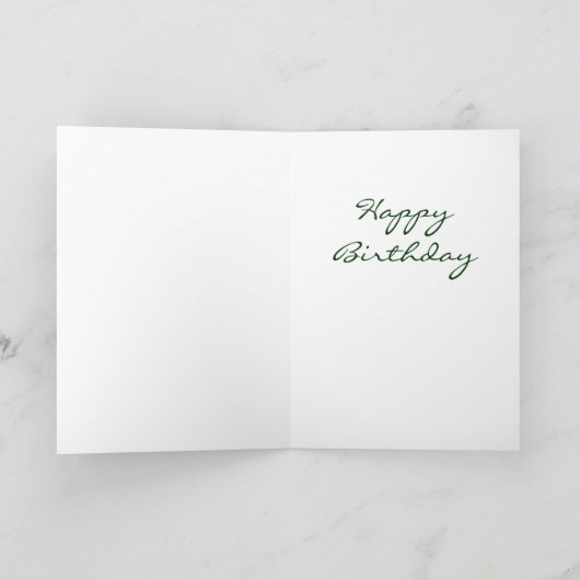 Quaint Cottage Verjaardag Kaart (Binnen)