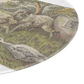 Quaint Farmhouse Animals Rustin Country Scene Snijplank (Hoek)