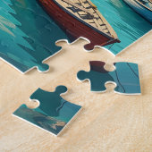 Quaint fishing inlet legpuzzel (Zijkant)