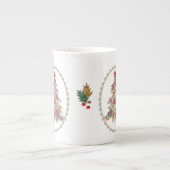 Quaint kerstbomen porselein kop (Voorkant)