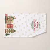Quaint-kerstdorp Handdoek (Handdoek)