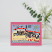 Quaint Key West, Florida Retro  Briefkaart (Staand voorkant)