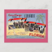 Quaint Key West, Florida Retro  Briefkaart (Voorkant)