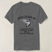 Quaint Little Drink Island Vist Problem Orca T-shirt (Design voorkant)