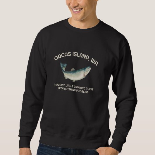 Quaint Little Drink Town Vist Problem Orcas Trui (Voorkant)