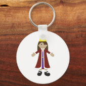 Quaint Queen Rag Doll Sleutelhanger (Voorkant)