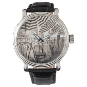 Quaint restaurant balcony, Italië Horloge