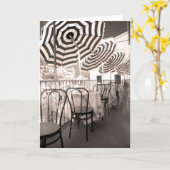 Quaint restaurant balcony, Italië Kaart (Gele Bloem)