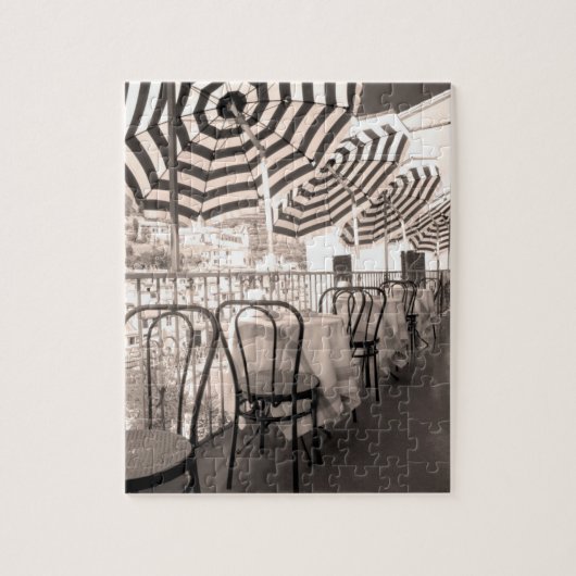 Quaint restaurant balcony, Italië Legpuzzel (Verticaal)