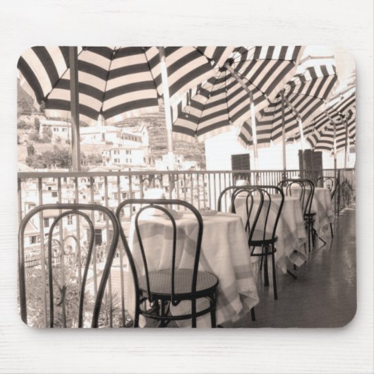 Quaint restaurant balcony, Italië Muismat (Voorkant)