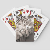 Quaint restaurant balcony, Italië Speelkaarten (Achterkant)