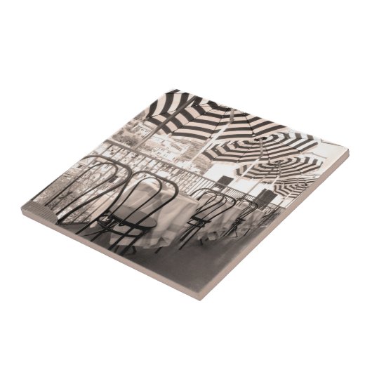 Quaint restaurant balcony, Italië Tegeltje (Zijkant)