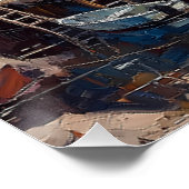 Quaint Seaside Vissen Village Perfect Poster (Hoek)