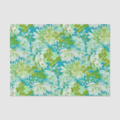  Quaint Spring Flowers Fabric Kijk uit Tissuepapier (Voorkant)